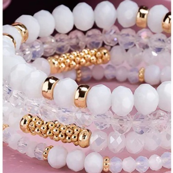 295 Jewelry 2 for $20 💕 4-in-1 Beaded Stretch Bracelet - Picture 2 of 3